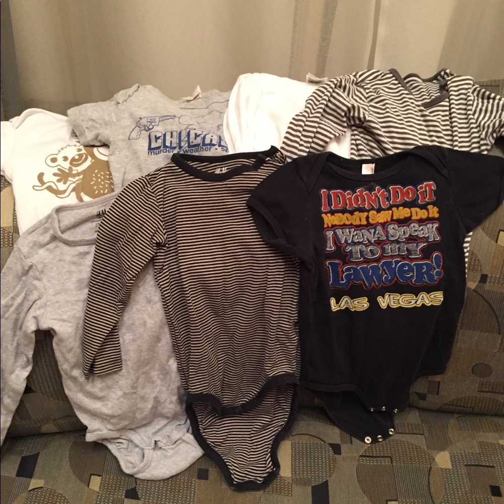 Onesies, lot of 7 pieces